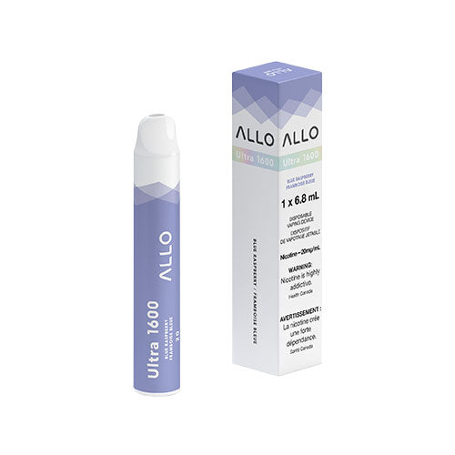 ALLO 1600 Blue Raspberry Disposable Vape - Online Vape Shop Canada - Quebec and BC Shipping Available