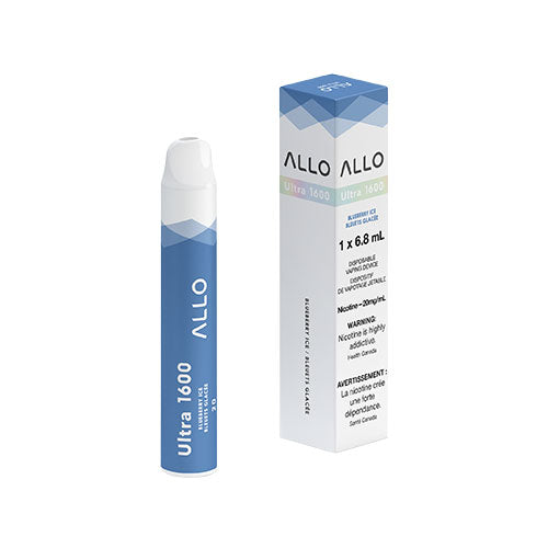 ALLO 1600 Blueberry Ice Disposable Vape - Online Vape Shop Canada - Quebec and BC Shipping Available