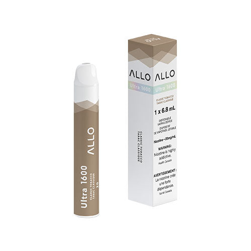 ALLO 1600 Classic Tobacco Disposable Vape - Online Vape Shop Canada - Quebec and BC Shipping Available