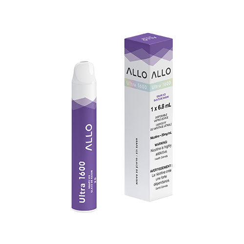 ALLO 1600 Grape Ice Disposable Vape - Online Vape Shop Canada - Quebec and BC Shipping Available