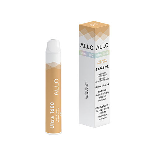ALLO 1600 Juicy Mango Disposable Vape - Online Vape Shop Canada - Quebec and BC Shipping Available
