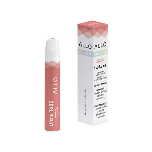ALLO 1600 Lychee Ice Disposable Vape - Online Vape Shop Canada - Quebec and BC Shipping Available