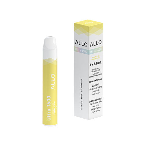 ALLO 1600 Pineapple Ice Disposable Vape - Online Vape Shop Canada - Quebec and BC Shipping Available