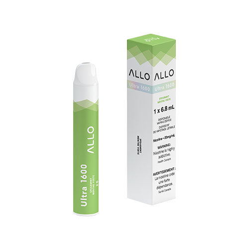 ALLO 1600 Spearmint Disposable Vape - Online Vape Shop Canada - Quebec and BC Shipping Available
