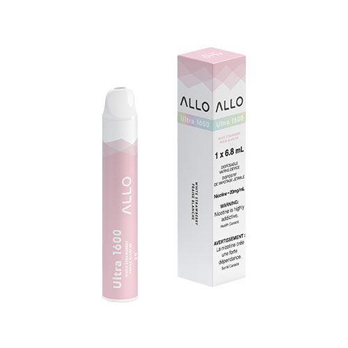 ALLO 1600 White Strawberry Disposable Vape - Online Vape Shop Canada - Quebec and BC Shipping Available