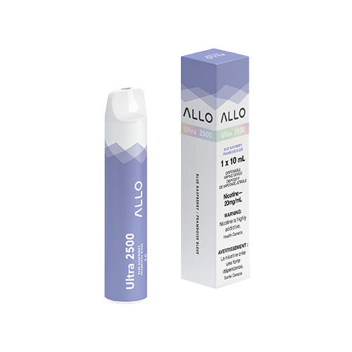 ALLO 2500 Blue Raspberry Disposable Vape - Online Vape Shop Canada - Quebec and BC Shipping Available
