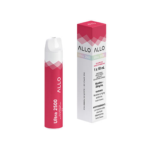 ALLO 2500 Fuji Apple Ice Disposable Vape - Online Vape Shop Canada - Quebec and BC Shipping Available