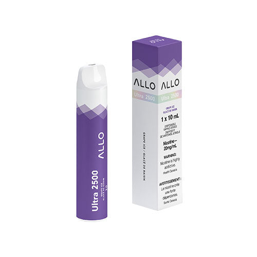 ALLO 2500 Grape Ice Disposable Vape - Online Vape Shop Canada - Quebec and BC Shipping Available