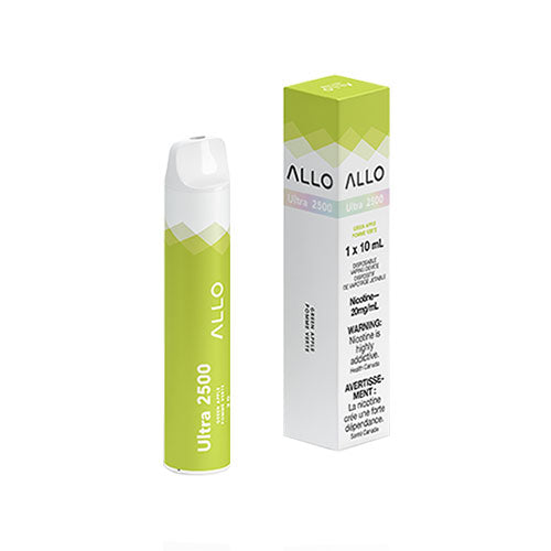 ALLO 2500 Green Apple Disposable Vape - Online Vape Shop Canada - Quebec and BC Shipping Available
