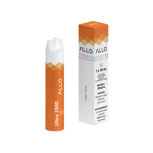 ALLO 2500 Peach Disposable Vape - Online Vape Shop Canada - Quebec and BC Shipping Available