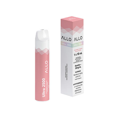 ALLO 2500 Strawberry Banana Disposable Vape - Online Vape Shop Canada - Quebec and BC Shipping Available