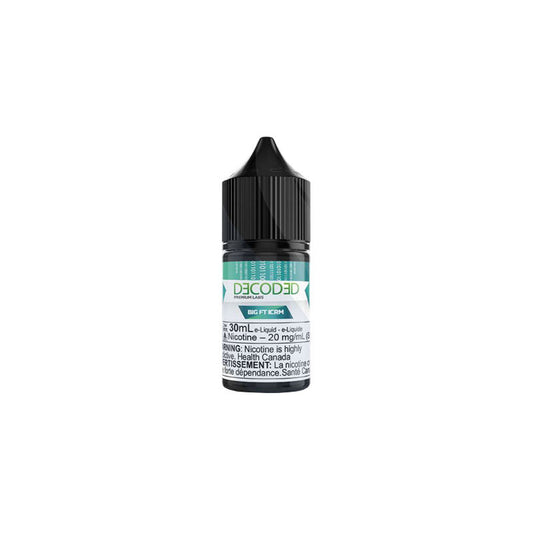 Decoded Big Foot iCrm Salt Nic - Online Vape Shop Canada - Quebec and BC Shipping Available