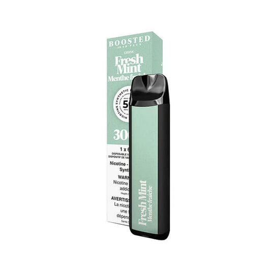 Boosted Bar Plus Fresh Mint Disposable Vape - Online Vape Shop Canada - Quebec and BC Shipping Available