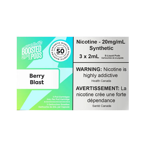 Boosted Berry Blast Stlth Compatible Pods - Online Vape Shop Canada - Quebec and BC Shipping Available