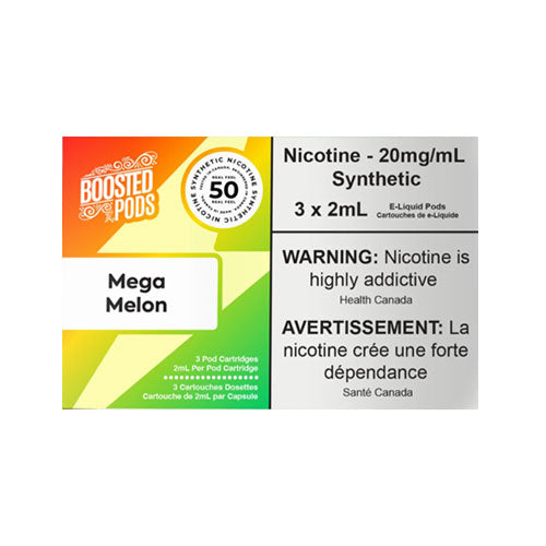Boosted Mega Melon Stlth Compatible Pods - Online Vape Shop Canada - Quebec and BC Shipping Available