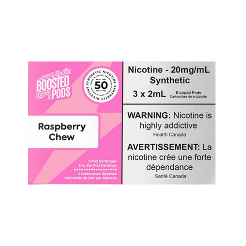 Boosted Raspberry Chew Stlth Compatible Pods - Online Vape Shop Canada - Quebec and BC Shipping Available