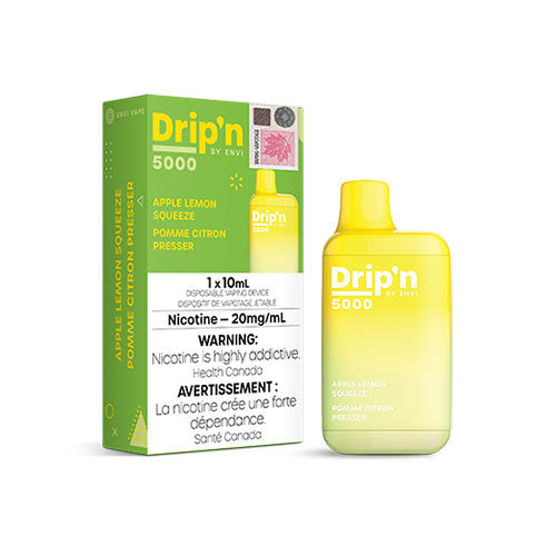 Drip'n by Envi Apple Lemon Squeeze Disposable Vape - Online Vape Shop Canada - Quebec and BC Shipping Available