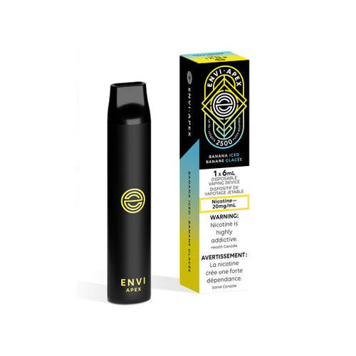 Envi Apex Banana Iced Disposable Vape - Online Vape Shop Canada - Quebec and BC Shipping Available