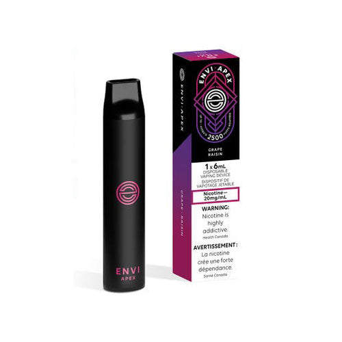 Envi Apex Grape Disposable Vape - Online Vape Shop Canada - Quebec and BC Shipping Available