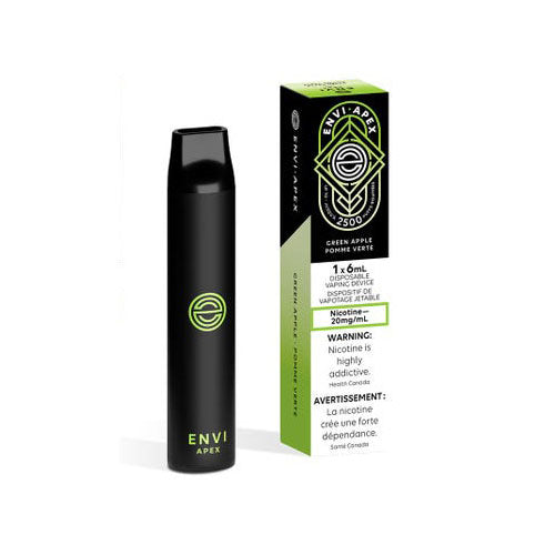Envi Apex Green Apple Disposable Vape - Online Vape Shop Canada - Quebec and BC Shipping Available