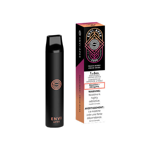 Envi Apex Peach Berry Disposable Vape - Online Vape Shop Canada - Quebec and BC Shipping Available