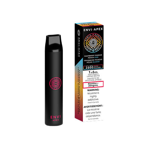 Envi Apex Raspberry Mango Peach Iced - Online Vape Shop Canada - Quebec and BC Shipping Available