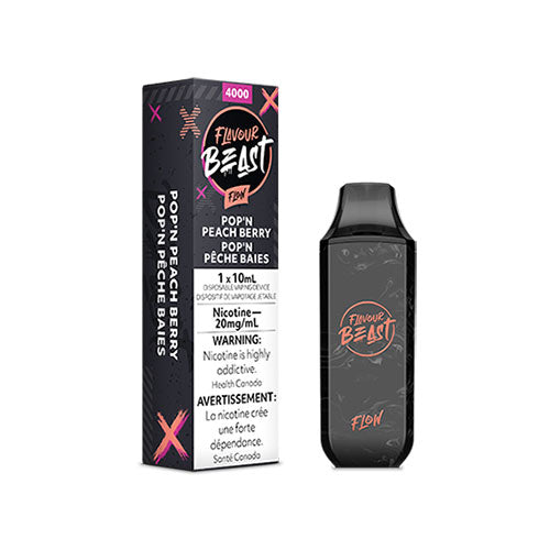 Flavour Beast Flow Packin Peach Berry - Online Vape Shop Canada - Quebec and BC Shipping Available