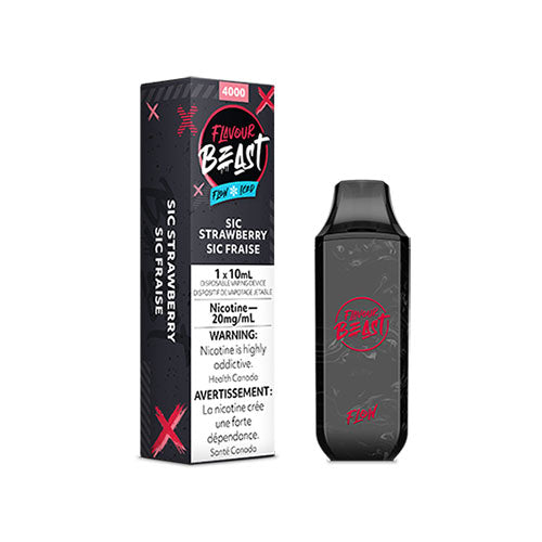 Flavour Beast Flow Sic Strawberry - Online Vape Shop Canada - Quebec and BC Shipping Available