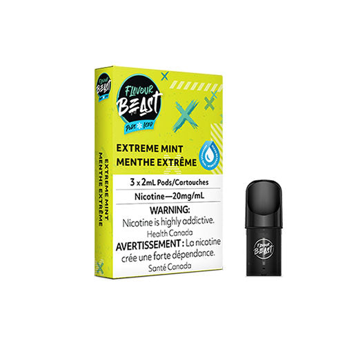 Flavour Beast Extreme Mint Iced S Pods - Online Vape Shop Canada - Quebec and BC Shipping Available