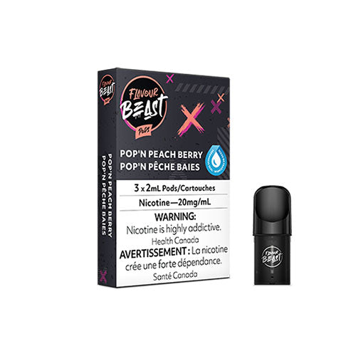 Flavour Beast Packin Peach Berry S Pods - Online Vape Shop Canada - Quebec and BC Shipping Available