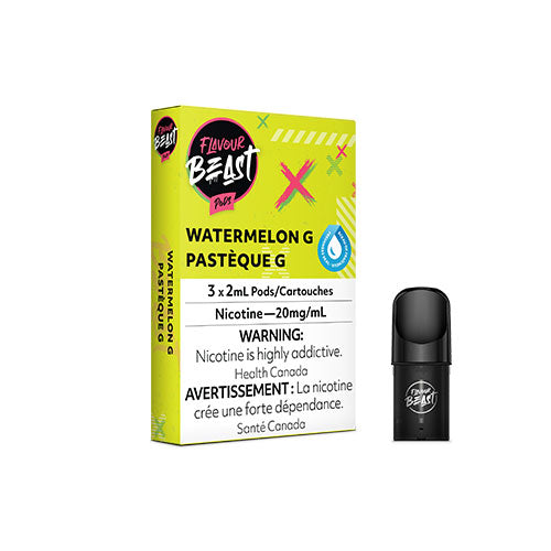 Flavour Beast Watermelon G S Pods - Online Vape Shop Canada - Quebec and BC Shipping Available