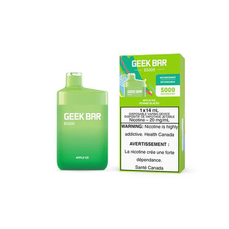 Geek Bar B5000 Apple Ice Disposable - Online Vape Shop Canada - Quebec and BC Shipping Available