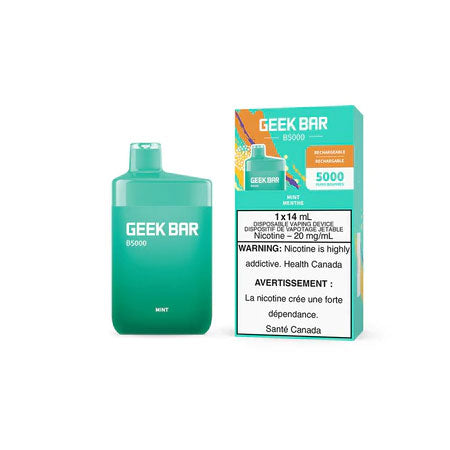 Geek Bar B5000 Mint Disposable - Online Vape Shop Canada - Quebec and BC Shipping Available