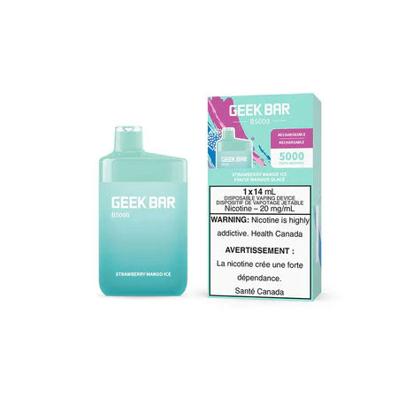 Geek Bar B5000 Strawberry Mango Ice Disposable - Online Vape Shop Canada - Quebec and BC Shipping Available