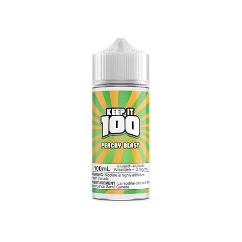 Keep It 100 Peachy Blast - Online Vape Shop Canada - Quebec and BC Shipping Available