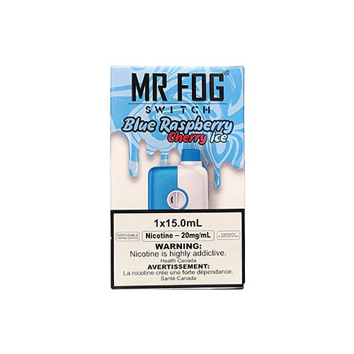 Mr Fog Switch Blue Raspberry Cherry Ice - Online Vape Shop Canada - Quebec and BC Shipping Available