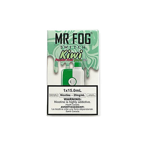 Mr Fog Switch Kiwi Passion Fruit Guava Ice - Online Vape Shop Canada - Quebec and BC Shipping Available