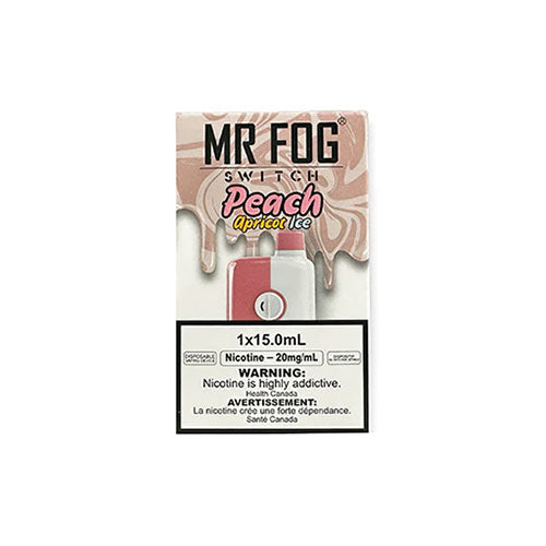 Mr Fog Switch Peach Apricot Ice - Online Vape Shop Canada - Quebec and BC Shipping Available