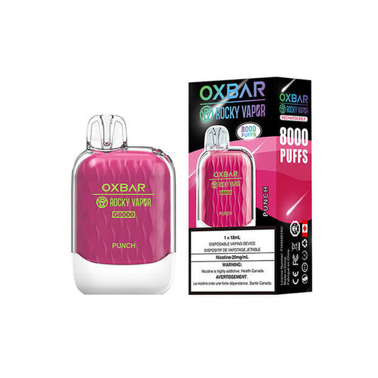 Ox Bar G8000 Punch Disposable Vape - Online Vape Shop Canada - Quebec and BC Shipping Available