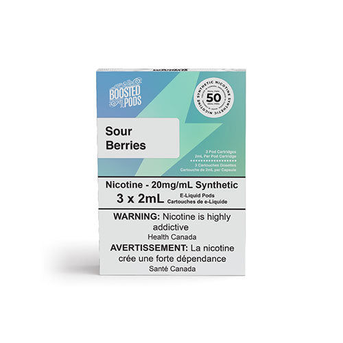 Boosted Sour Berries Stlth Compatible Pods - Online Vape Shop Canada - Quebec and BC Shipping Available