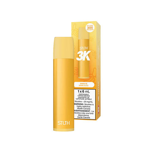 STLTH 3K Banana Ice Disposable Vape 20mg - Online Vape Shop Canada - Quebec and BC Shipping Available