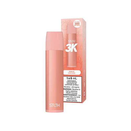 STLTH 3K Peach Ice Disposable Vape 20mg - Online Vape Shop Canada - Quebec and BC Shipping Available