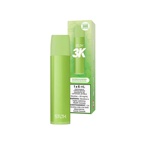 STLTH 3K Watermelon Honeydew Disposable Vape 20mg - Online Vape Shop Canada - Quebec and BC Shipping Available