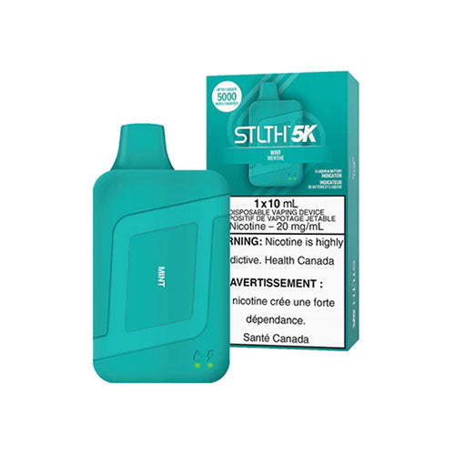 STLTH 5K Mint Disposable Vape 20mg - Online Vape Shop Canada - Quebec and BC Shipping Available