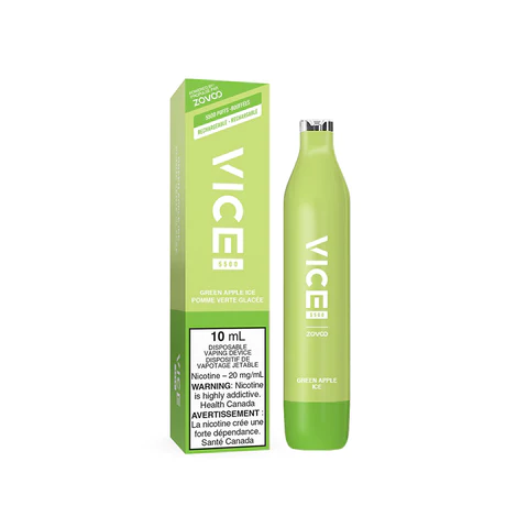 Vice Vape 5500 Green Apple Ice - Online Vape Shop Canada - Quebec and BC Shipping Available