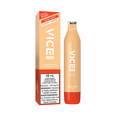 Vice Vape 5500 Lychee Peach - Online Vape Shop Canada - Quebec and BC Shipping Available