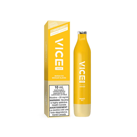 Vice Vape 5500 Mango Ice - Online Vape Shop Canada - Quebec and BC Shipping Available