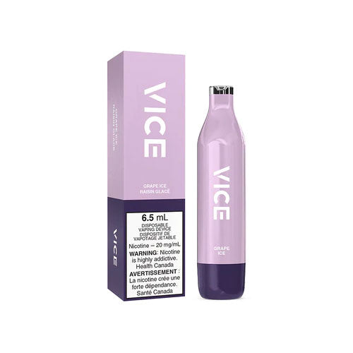 Vice Grape Ice Disposable Vape - Online Vape Shop Canada - Quebec and BC Shipping Available