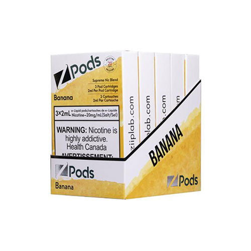 Z Pods Supreme Nic Banana - Online Vape Shop Canada - Quebec and BC Shipping Available