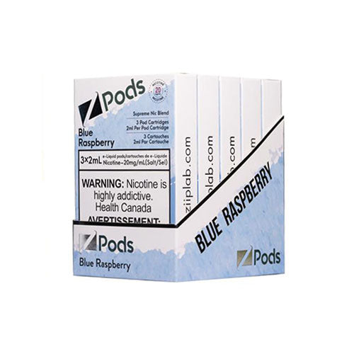 Z Pods Supreme Nic Blue Raspberry - Online Vape Shop Canada - Quebec and BC Shipping Available